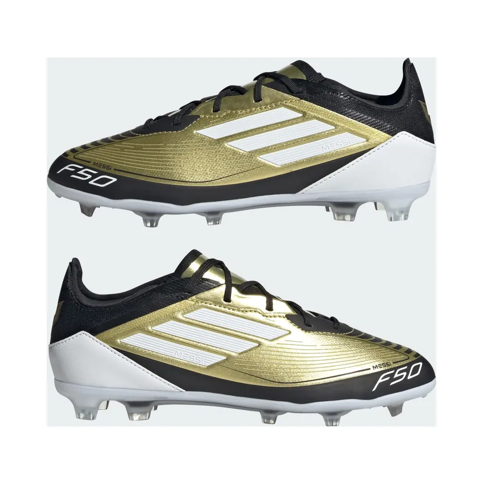 adidas F50 Pro FG Messi Gold Metallic Cloud White Core Black (IF6917)