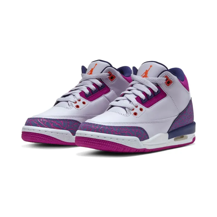 Air Jordan 3 Retro GS “Barely Grape / Fire Pink / Regency Purple / Hyper Crimson” (441140-500)