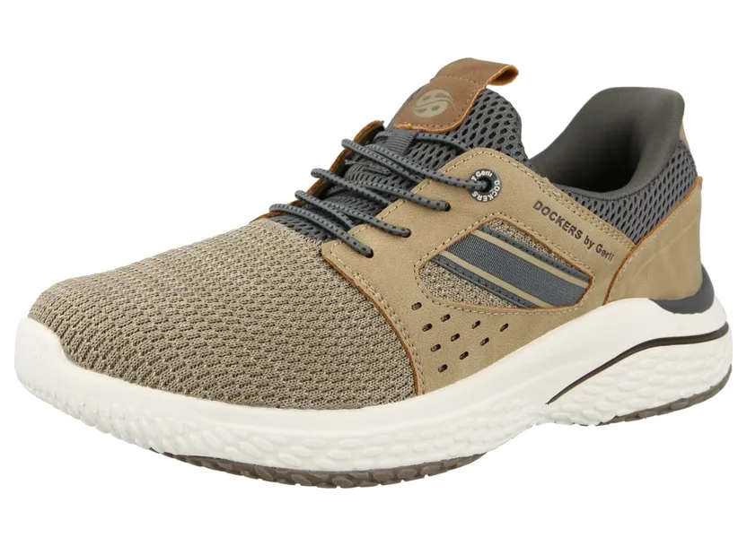 Dockers by Gerli Dockers sneaker Donkerbeige / Dark Grey (2245964)