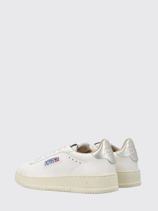 Autry Dallas Low Low-Top in Smooth Cowhide Leather White (ADLWMR08)