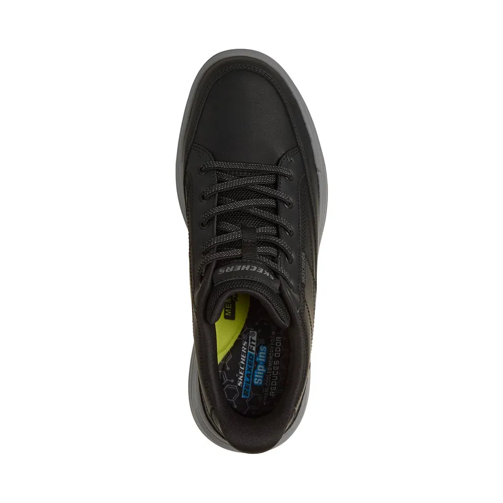Skechers Slip-ins Relaxed Fit: Sterling “Hansel Sneaker Black” (211234BLK)