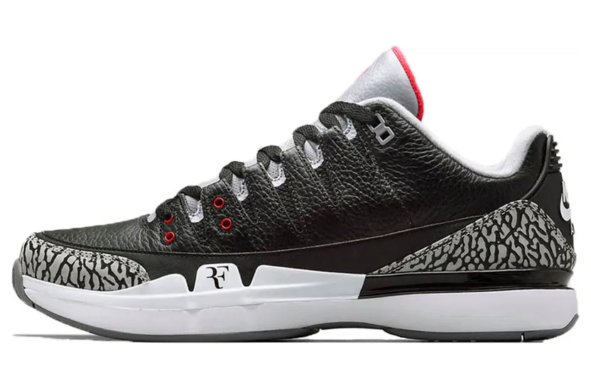 Nike Zoom Vapor AJ3 Federer – Black Cement (709998-010)