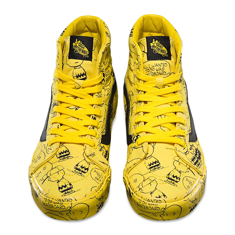 Vans Sk8-Hi Peanuts Charlie Brown Yellow/Black (VN0A2XSBQX4)