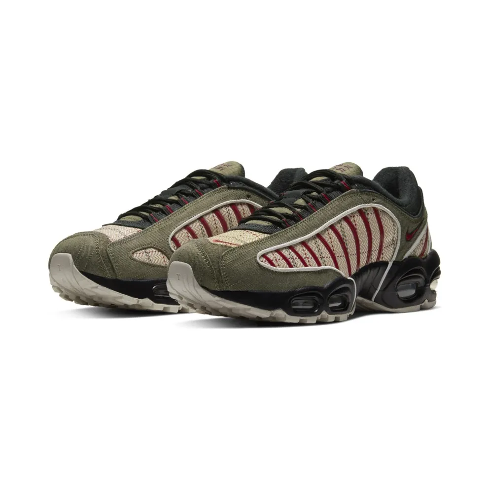 Nike Air Max Tailwind 4 Plaid Olive Olive Canvas/Team Red-Brown (CT1197-001)