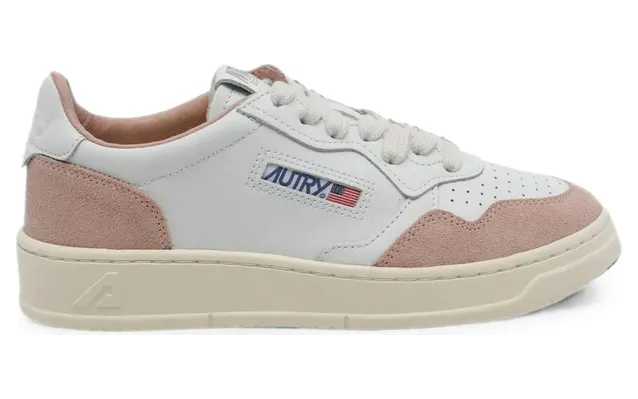 Autry Medalist Suede-panel “White/Pink” (AULW FT16)