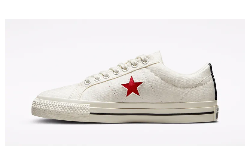 Converse Converse x Comme des Garçons PLAY One Star Cloud Dancer/rood/wit