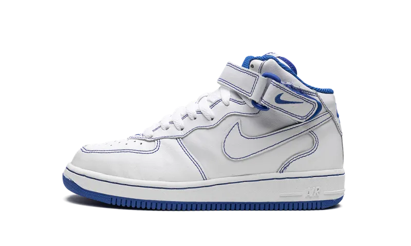 Nike Air Force 1 Mid GS “White/White-Royal Blue” (624049-113)