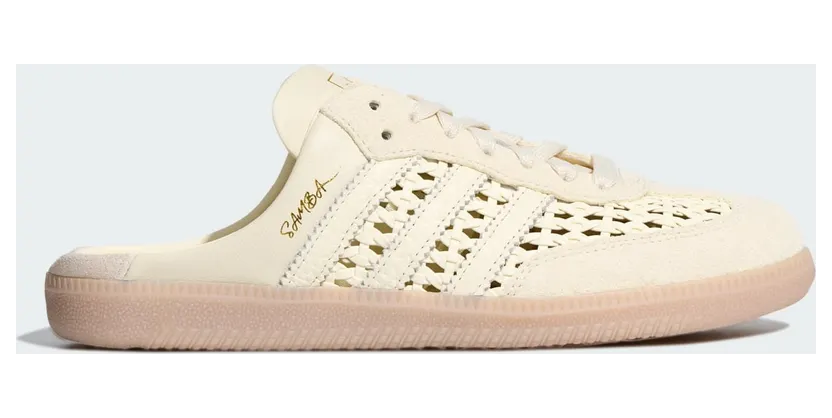 adidas Samba OG Mule Cream White: hakken eraf