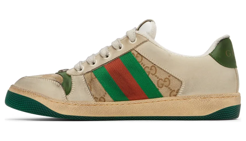 Gucci Beige Screener GG Sneakers (546551 9Y920) (3)