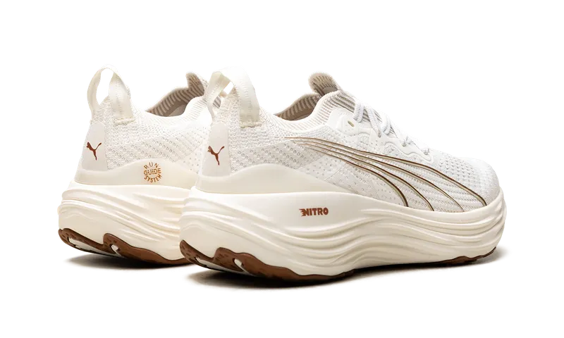 Puma ForeverRun Nitro Knit “Warm White Teak” (379140-08)