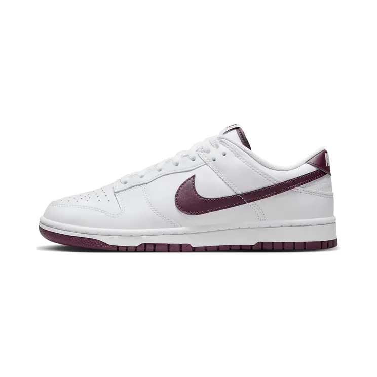 Nike Dunk Low Retro “White / Night Maroon” (DV0831-102)