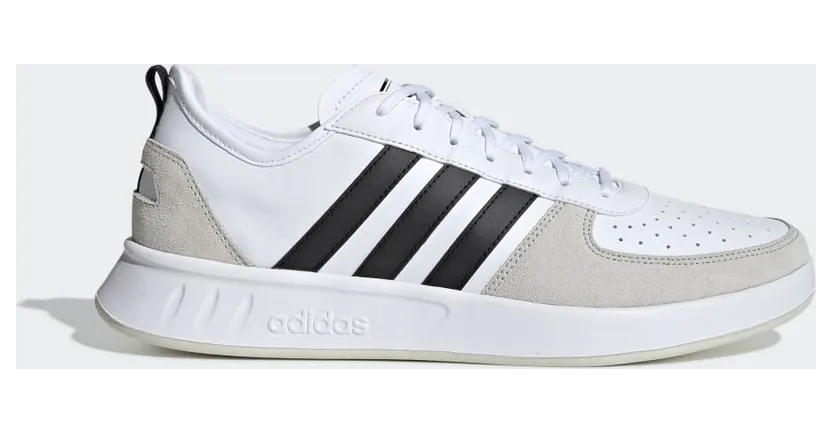 adidas Court 80s Schuh Cloud White / Core Black / Raw White (EE9663)