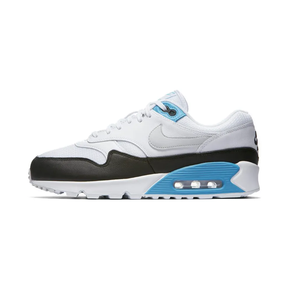 Nike Air Max 90/1 Laser Blue White/Neutral Grey-Black-Laser Blue (AJ7695-104)