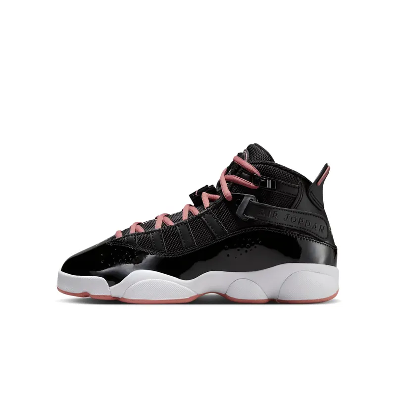 Jordan 6 Rings Black White Anthracite Rust Pink (323419-068)