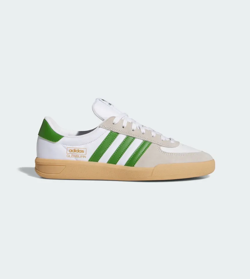 Adidas GLENBURN Cloud White / Crew Green / Gum (KK1118)
