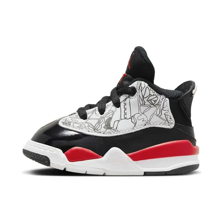 Jordan Dub Zero White Black Fire Red (DV1358-162)