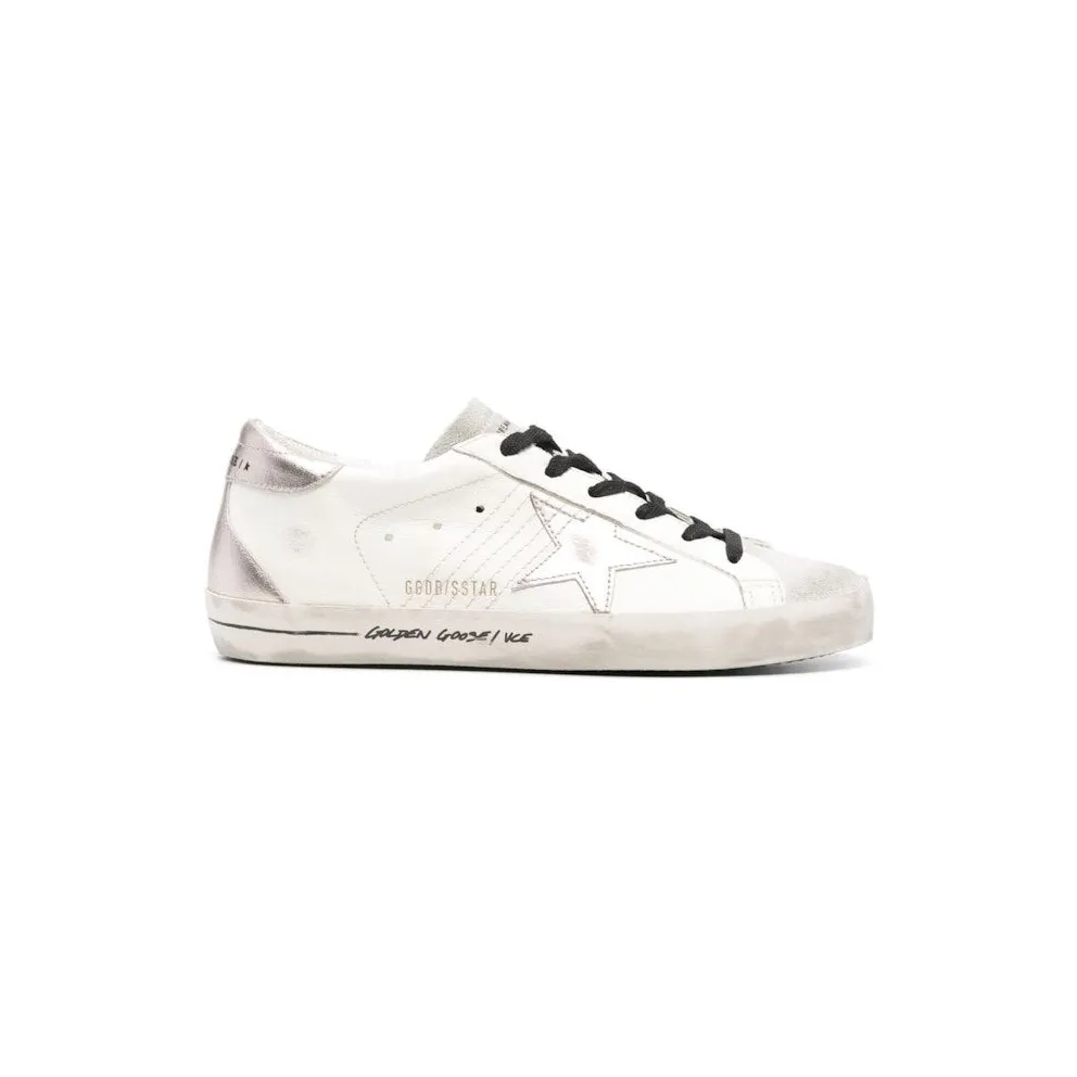 Golden Goose Super-Star White Silver Metallic (GWF00102.F006115.11917)
