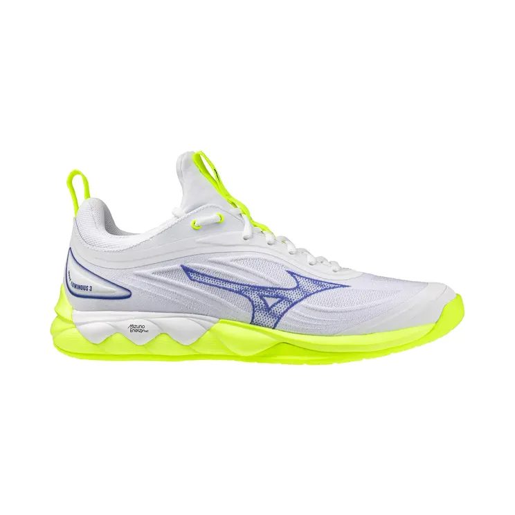 Mizuno Wave Luminous 3 White Lightning Yellow Dazzling Blue (V1GA242039)