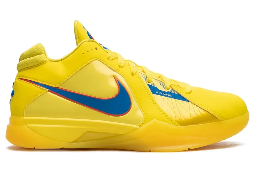 Nike KD 3 Christmas sneakers – Geel (FD5606)