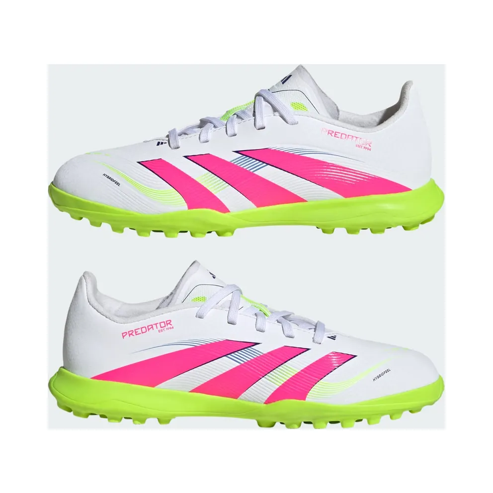 adidas Predator League Turf Cloud White Lucid Pink Lucid Lemon (ID3801)