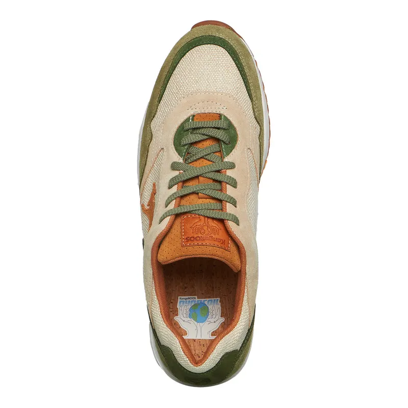 KangaROOS World Environment Day Handmade in Germany Beige / Forest (4703)