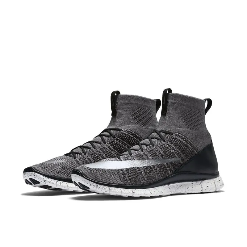Nike Free Flyknit Mercurial Dark Grey Dark Grey/Silver-Black-Summit White (805554-004)