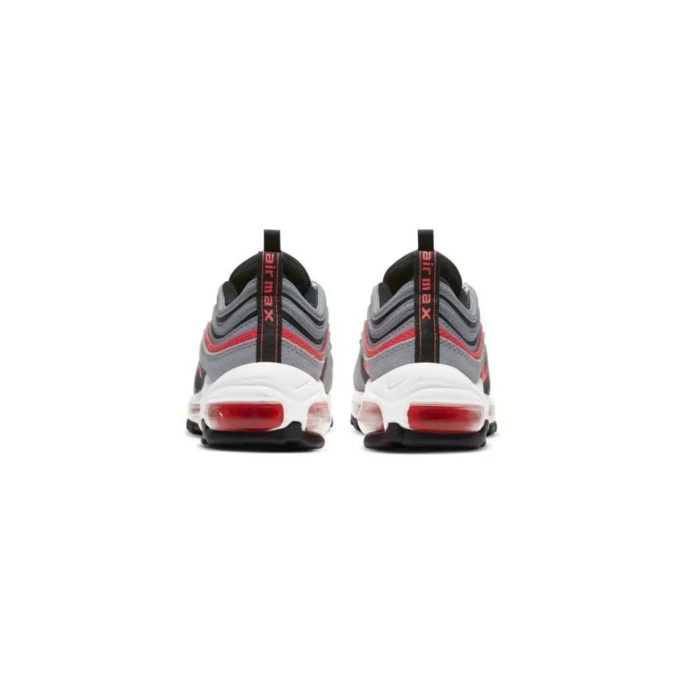 Nike Air Max 97 Wolf Grey Radiant Red (GS) Wolf Grey/Radiant Red-Black-White (921522-025)