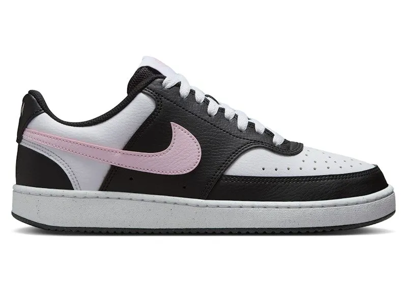 Nike Court Vision Low Next Nature Black White Pink Foam (DH3158-008)