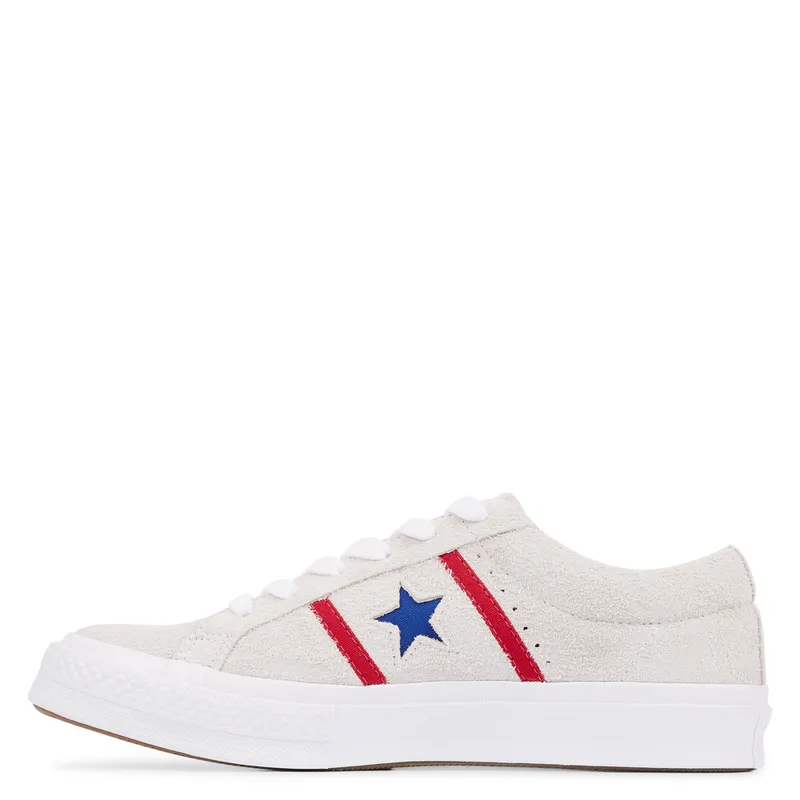 Converse One Star Academy Ox White Red Blue White/Enamel Red-Blue (164390C)