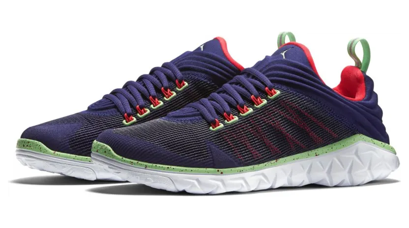 Jordan Flight Flex Trainer Ink/Lt Psn Green-Infrrd 23-White
