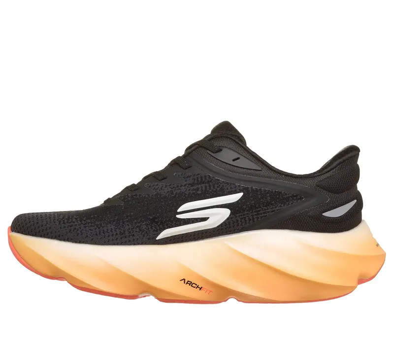 Skechers Slip-ins: Aero Burst Sneaker Black/Orange