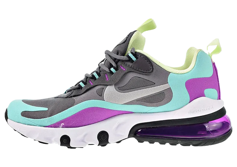 Air Max 270 React Gunsmoke Aurora (GS) (BQ0103-007)