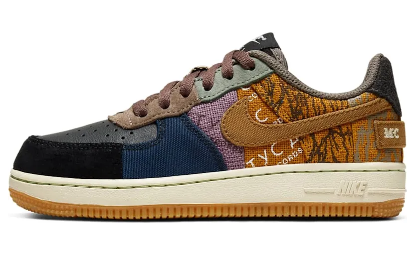 Nike Travis Scott x Air Force 1 Low PS ‘Cactus Jack’ – “Multi-color / Muted Bronze-foss” (CQ4565-900)