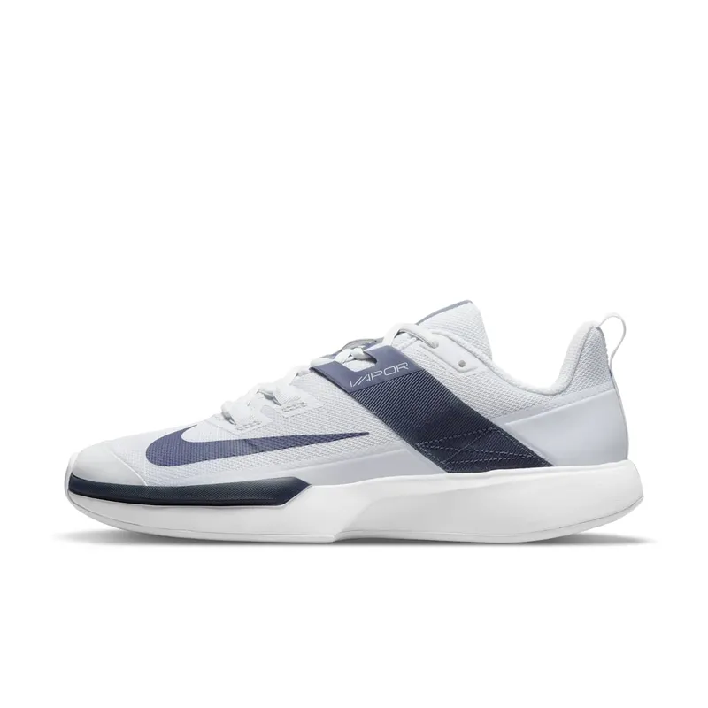 NikeCourt Vapor Lite Hardcourt Grey “Pure Platinum / White / Obsidian” (DC3432-007)
