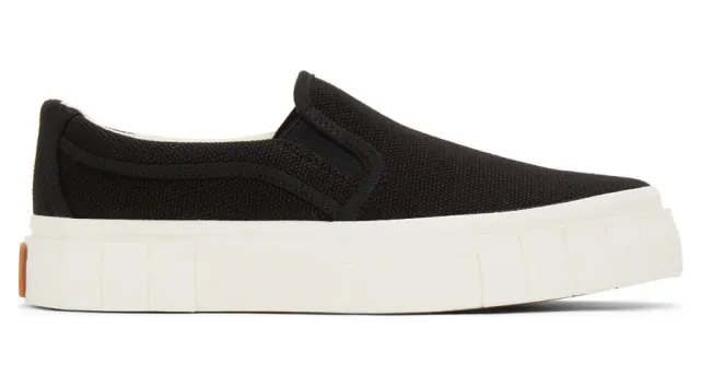 Good News Black Yess Slip-On Sneakers (GNYESS002)