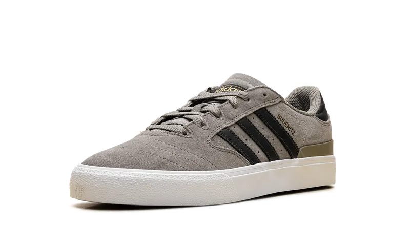 Adidas Busenitz Vulc II “Silver Pebble Carbon Gold Metallic” (IF2091)