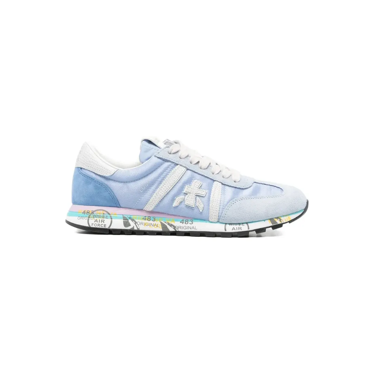 Premiata mit Ledereinsätzen “Pink” (LUCYD)