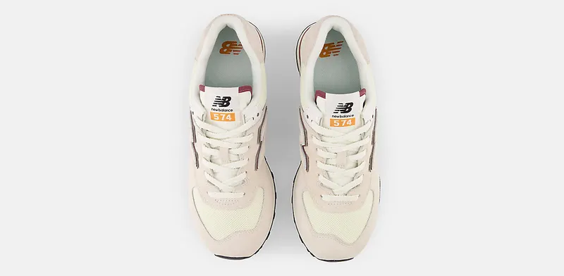 New Balance 574 Off White Burgundy (2023) (U574OP2)