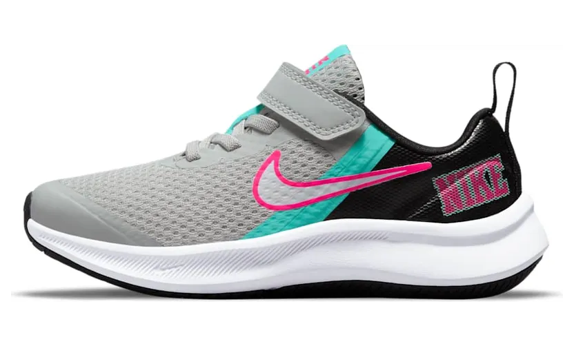 Nike Star Runner 3 SE PS “Grey Fog / Black / Hyper Pink / White” (DD1150-001)