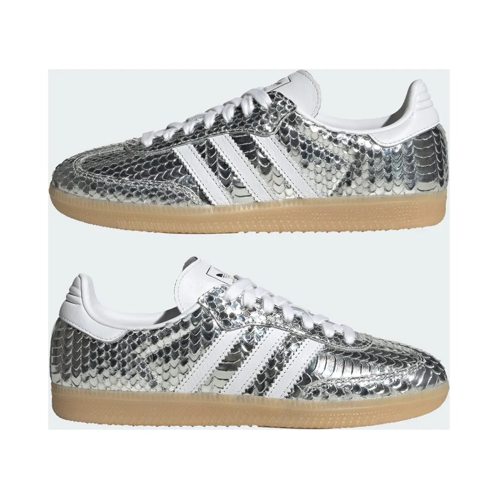 Adidas Samba Slangenprint Silver Metallic (IH9016)