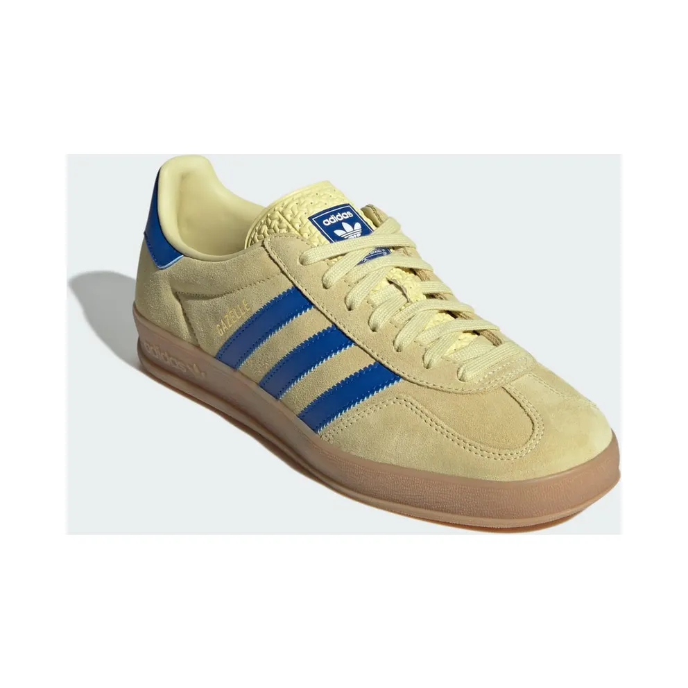 Adidas Gazelle Indoor Powder Yellow / Royal Blue / Cloud White (JH5406)