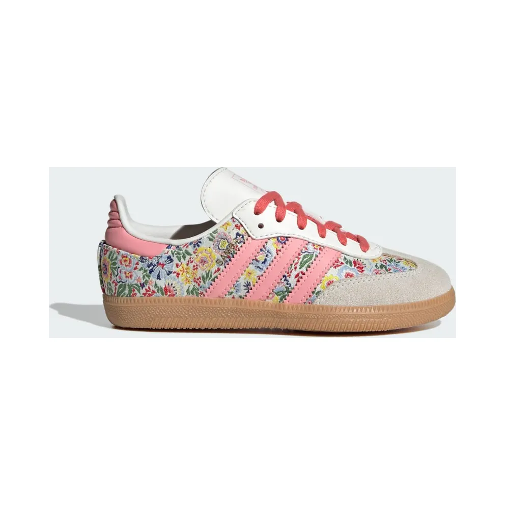 Adidas Samba OG x Liberty London Kids Multicolor / Beige / Pink / Gum (JI0281)