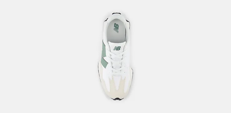New Balance 327 White Dark Juniper (GS327SJ)