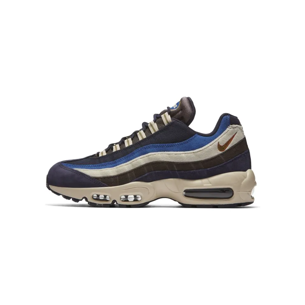 Nike Air Max 95 Blackened Blue Light Cream Blackened Blue/Monarch-Light Cream-Camper Green (538416-404)