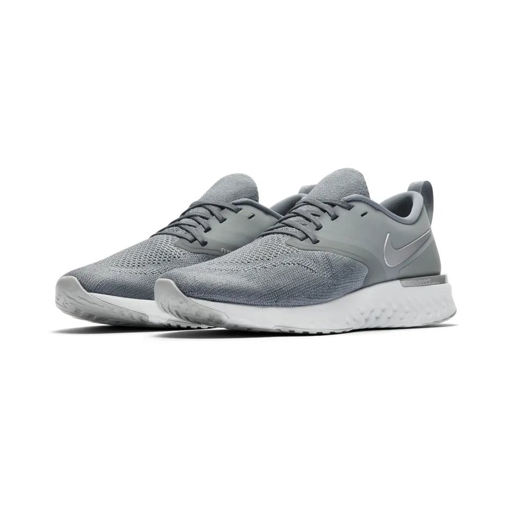 Nike Odyssey React Flyknit 2 “Aviator Grey / White / Pure Platinum / Metallic Silver” (AH1016-009)