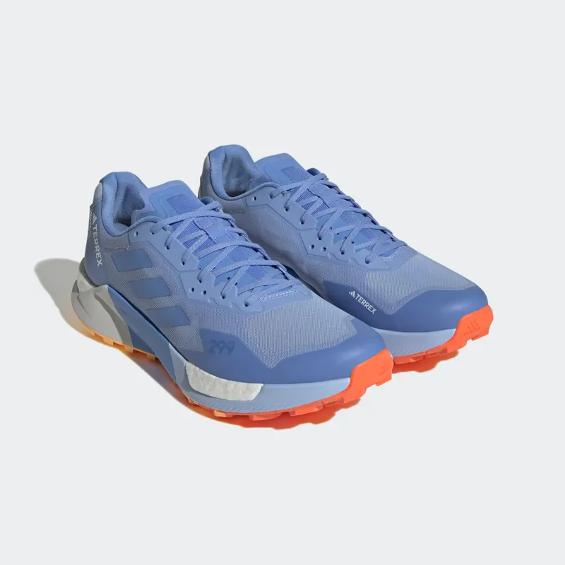 adidas Terrex Agravic Ultra Trail Running Blue Dawn / Blue Fusion / Impact Orange (HR1082)