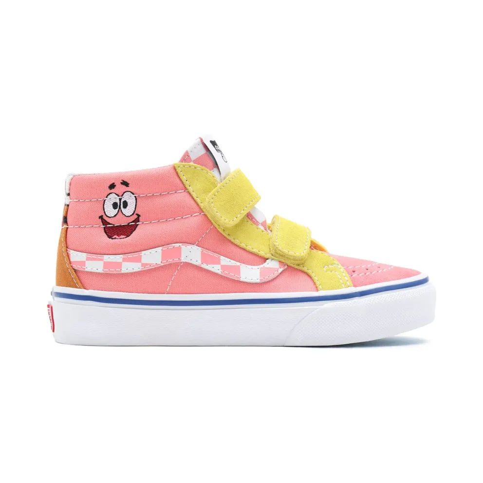VANS Vans X Spongebob Sk8-mid Reissue Velcro Kids’ Shoes Multicolour (VN00018T9ES)
