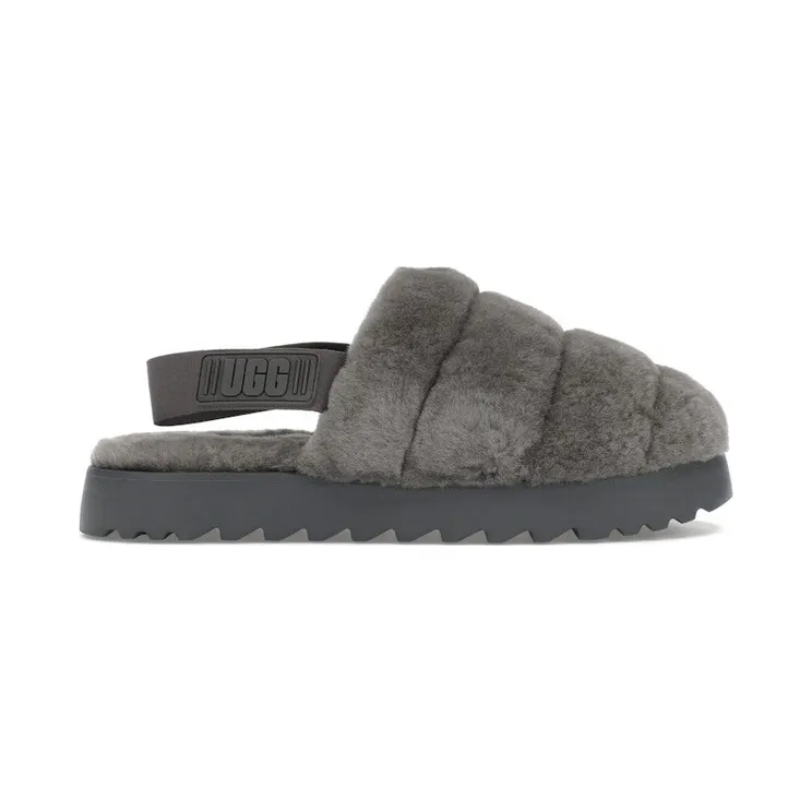UGG Super Fluff Slipper Charcoal (1121751-CHRC)