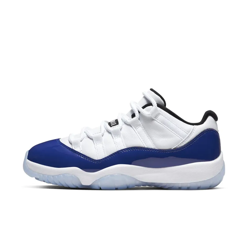 Jordan 11 Retro Low White Concord (W) White/Black-Concord (AH7860-100)
