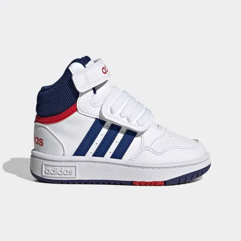Adidas Hoops Mid Cloud White / Victory Blue / Better Scarlet (GZ9650)
